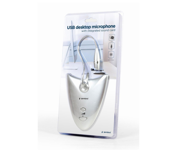 Gembird USB desktop microphone MIC-DU-01 with integrated sound card - 1584125 - zdjęcie 5